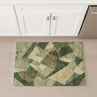 Machine Washable Indoor/Outdoor Jourdan ACN2374 Abstract Rug