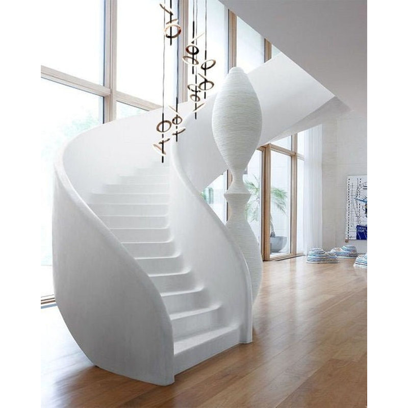 Lustre géométrique à DEL 10 lumières Aarylan, H 120 po x l 7 po x P 7 po, Noir mat