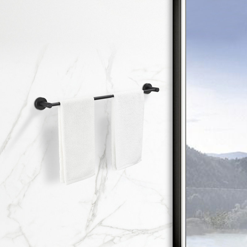 3 - Piece Bathroom Hardware Set, Black