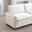 Canapé modulaire Mid-Century 3 places avec 2 coussins et 3 coussins décoratifs
