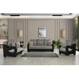Baldev Full / Double 86'' Upholstered Convertible Sofa