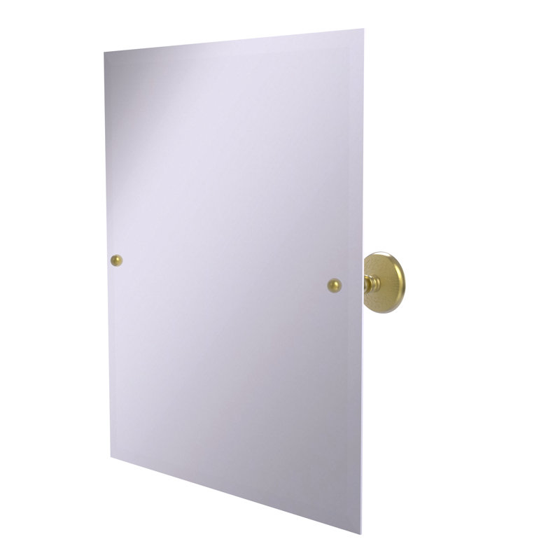 Miroir d’appoint rectangulaire à inclinaison Marchmont, Laiton satiné