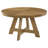 Sarahi Round 54-inch Wood Dining Table Brown Oak