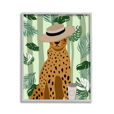 «Tropical Modern Leopard», estampe numérique par Elizabeth Medley