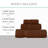 Willow 3 Pieces Towel Set – 100% Combed Cotton, Premium Quality 630 GSM, Chocolate, Ultra-Soft & Highly Absorbent (1 Bath, 1 Hand, 1 Wash Towels set)-50988664-50988648