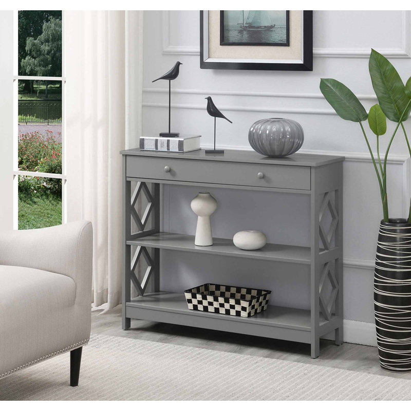 Dimson 40'' Console Table, Gray, 31.75" H x 40" W x 12" D
