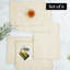 Ensemble de 6 napperons matelassés lavables - 13 x 18 pouces pour napperons de cuisine - Tapis de table rectangulaires 100% coton (vert émeraude)