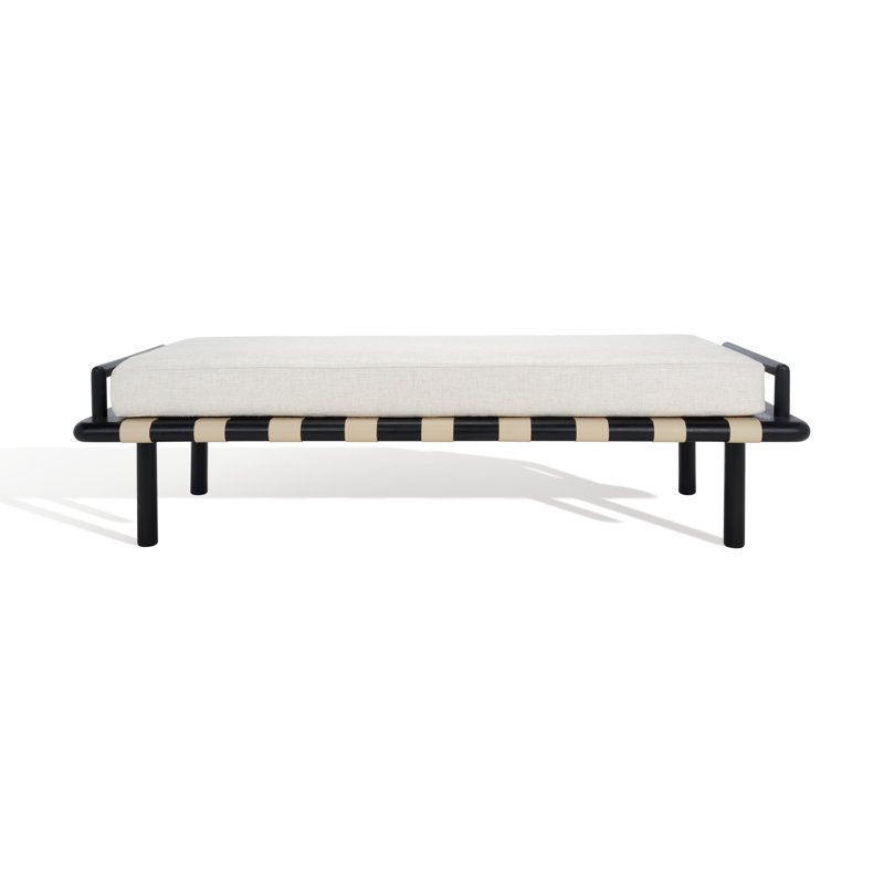 Constantine Upholstered Bench, Black