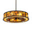 Lustre tambour 16 lumières à abat-jour Whispering Pines