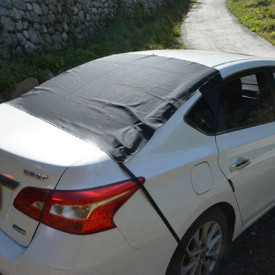 Housse de protection magnétique pour pare-brise de voiture arrière, pare-soleil 600D