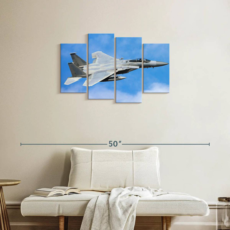Avion militaire Mait F-15, H 22 po x l 36 po
