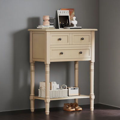 Table d'appoint 24 po avec console étroite pour le couloir du salon