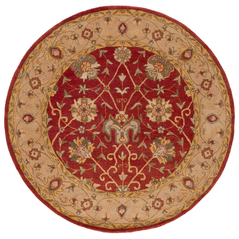 Dunbar Hand Tufted Wool Oriental Rug, Round 6'