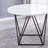Liosbel Round Metal Base Dining Table