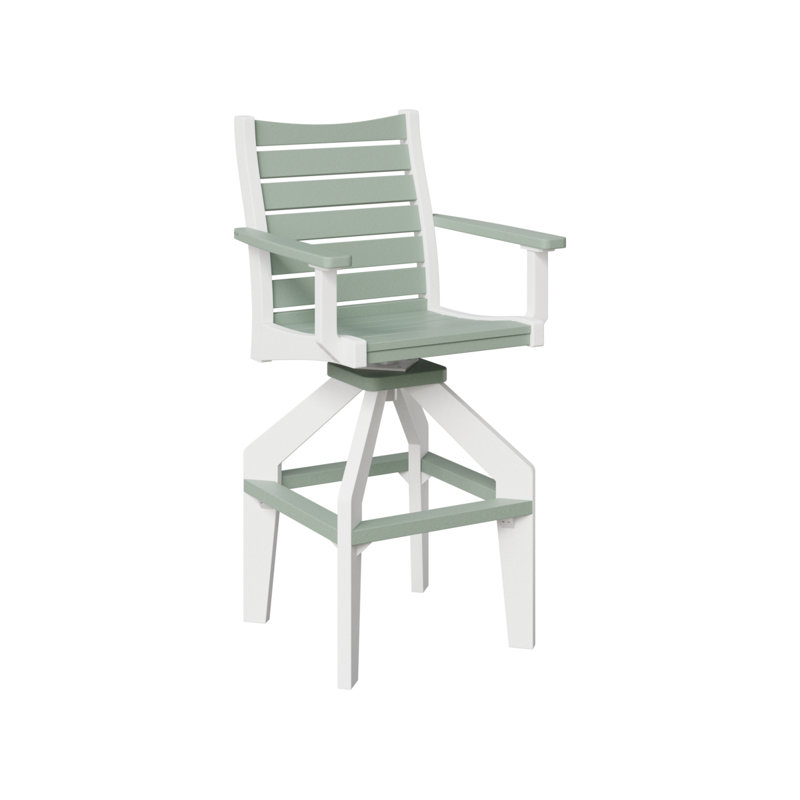 Très grand fauteuil pivotant Berlin Gardens Bristol, Blanc / Écume de mer