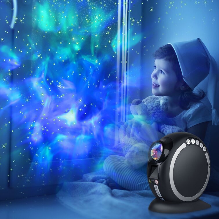 Flightbird Star Projector, Galaxy Projector with LED Nebula Cloud,Star Light Projector with Remote Control for Kids Adults Bedroom, Night Light, Suitablefor Bed
