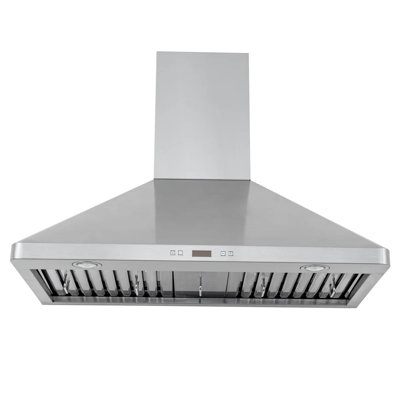 Hotte murale PROLINE de 36 pouces, conduit, 900 pi³ / min, acier inoxydable, lumières DEL, moteur de ventilateur ULTRA-SILENCIEUX, 6 vitesses, garantie de 3 ans, filtres lavables au lave-vaisselle