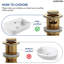 Drain escamotable de lavabo de salle de bain avec trop-plein-122072268