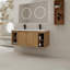 Meuble-lavabo mural 48 po avec double lavabo