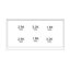 Cuisinière à induction 40 pouces avec 6 éléments à induction ILVE Nostalgie II Series (porte en verre)-1695305316