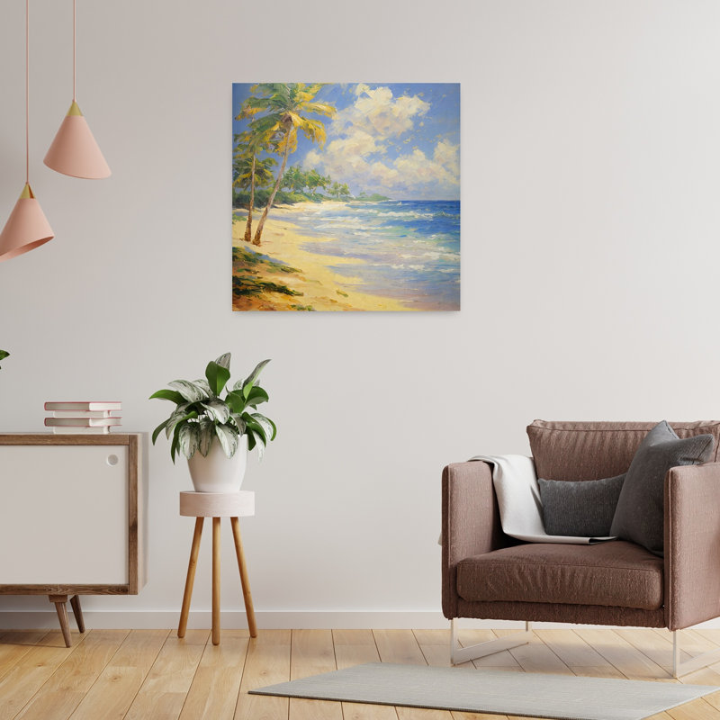 «Paradise Beckons», art mural côtier paisible et serein