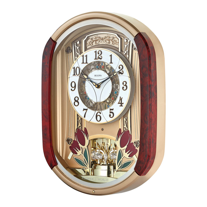Fantastic Musical Wall Clock with Opening Dial & Rotating Pendulum, C4902