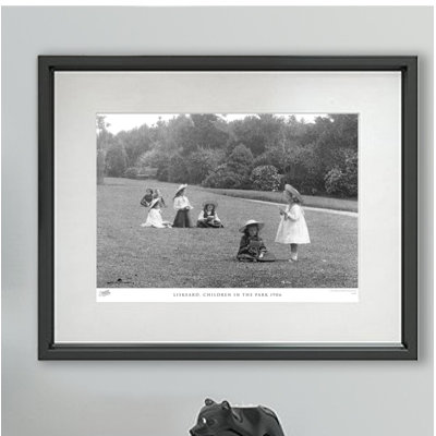 Liskeard, Children In The Park 1906 - Single Picture Frame Print