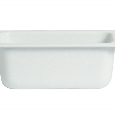 Assiette de cuisine 2,1 pintes GET NH1 / 4DWW Bugambilia, 10,24 po x 6,3 po, blanc mod