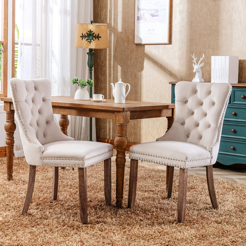 Chaise parsons Fioretto, Brun, Beige