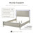 Dvorak Solid Wood LED Panel Bed-1282193165