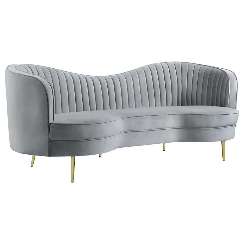 Premium Craftsmanship - Ensemble de canapé capitonné 2 pièces Buxton, Gris