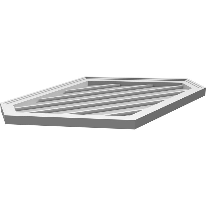 Pente verticale verticale en uréthane 6 pi, H 24 po x l 36 po x P 1,5 po