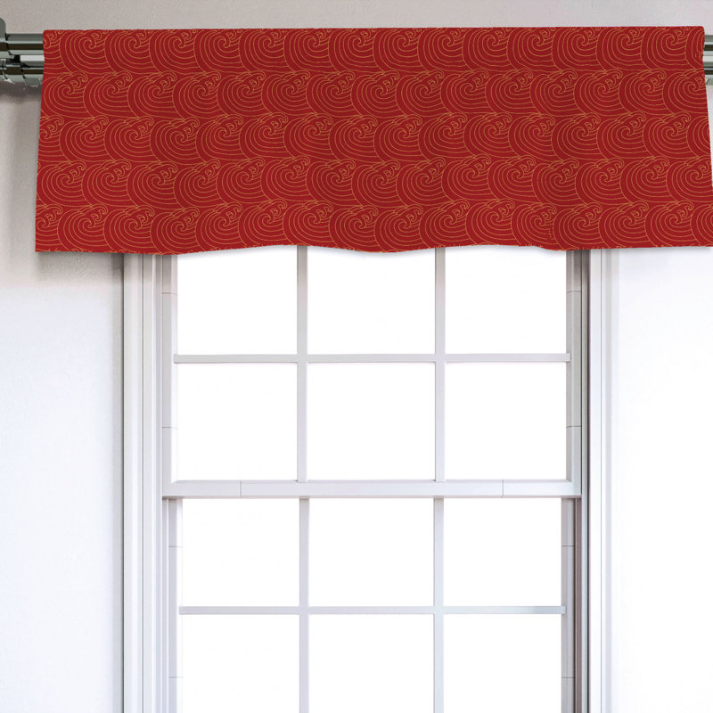 Sateen Ruffled Window Valance