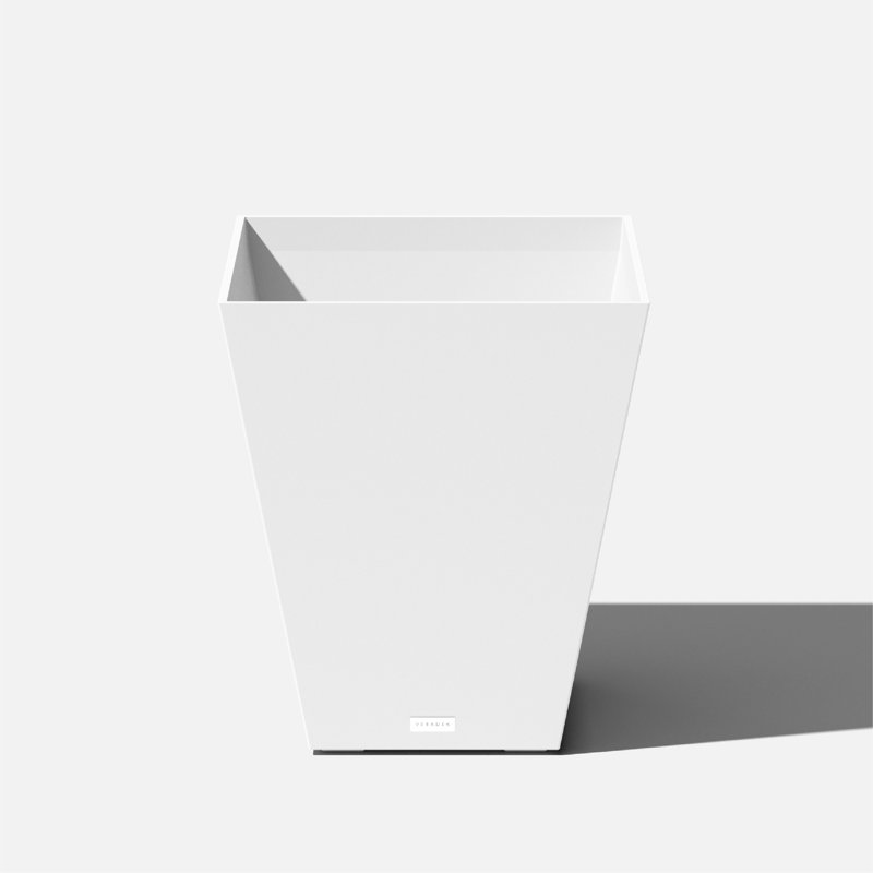 Pot à fleurs Pure Series Nobleton, H 22 po x l 19 po x P 19 po, Ensemble de 1, Blanc
