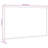 Vidaxl Magnetic Whiteboard With Solid Pine Wood Frame-113113664