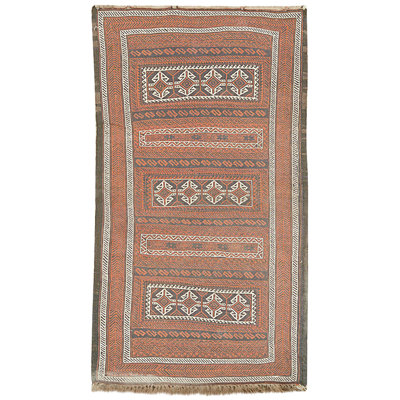 Tapis rouge noué à la main de haute qualité