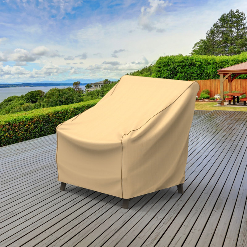 Eduardo Outdoor Patio Chair Cover, 31" H x 30" W x 27" D