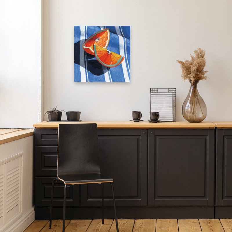 «Citrus Contemporary Fruit», reproduction d'art murale, 18" H x 18" W