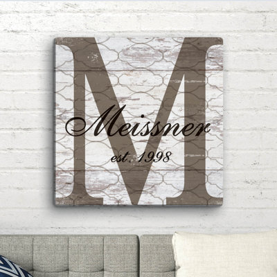 " Large Family Initial "