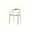 She Said Solid Wood Stacking Arm Chair