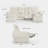 4 Seater Modular Sectional Sofa With 2 Ottomans, Couch With Storage-67479643-74809215
