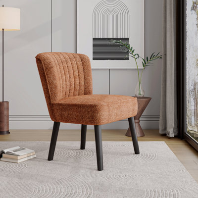 Chaise Shellback - Boucle 100% polyester, chaise d'appoint compacte
