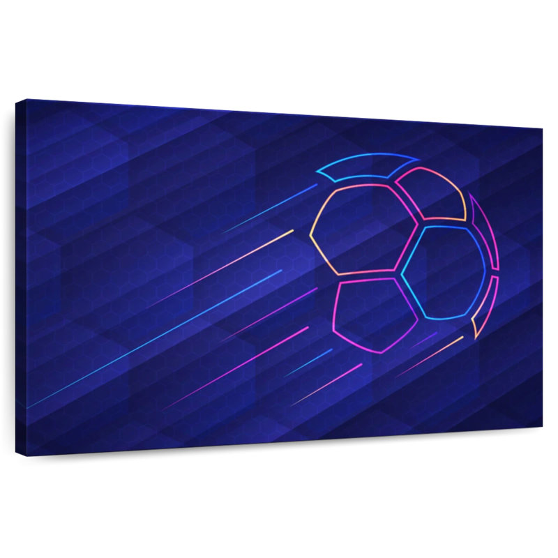 Ballon de football Sireci Swift Neon, H 26 po x l 39 po
