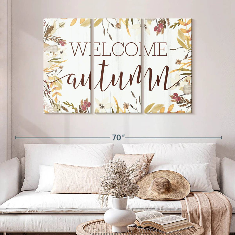 Alvord Welcome Autumn, 32" H x 50" W