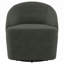 Fauteuil d'appoint pivotant vert Hunter-1619122410