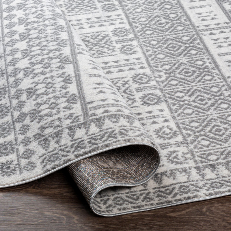 Lipson Geometric Indoor Rug, Rectangle 5'3" x 7'