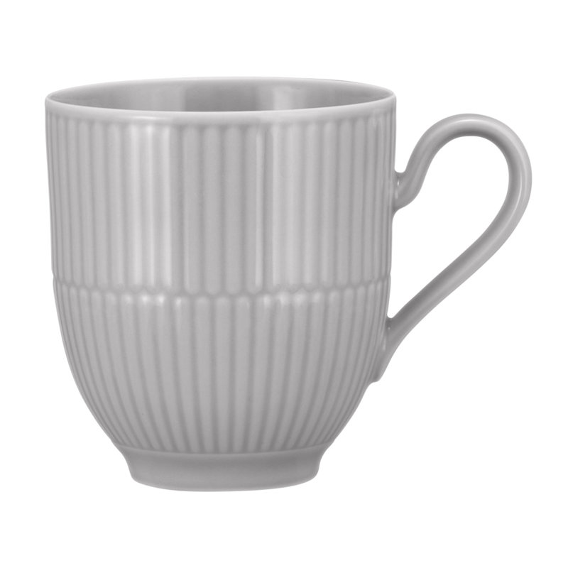 Amina Porcelain Coffee Mug, Grey