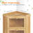 Bread Box, Bamboo Bread Container, 2-tier Bread Bin