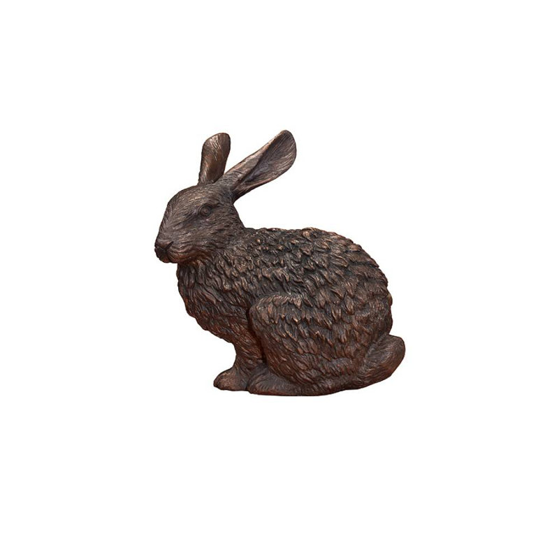 Rabbit Copper Bronze Garden Statue