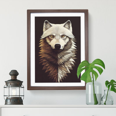 Majestic Wolf - Framed Print